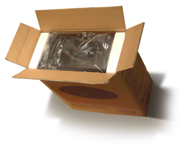 computer in box
